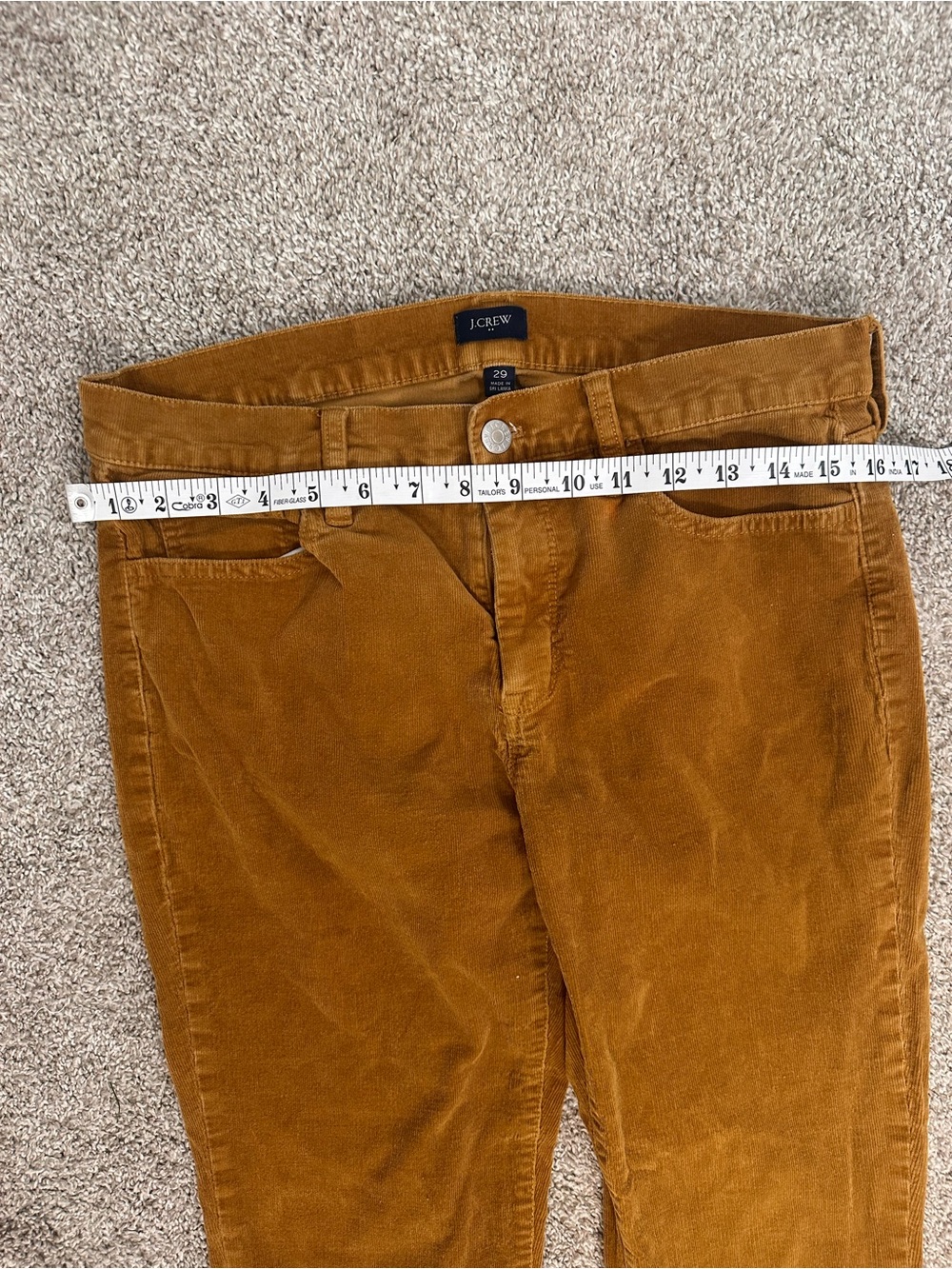 JCrew corduroy straight leg Pants in Rich Caramel 29 - Picture 4 of 4